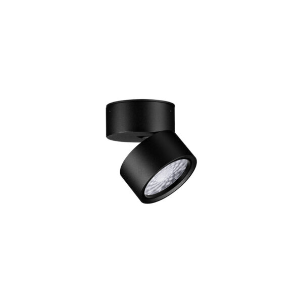 Plafoniera Akro 12W 3000K, Negru si Aluminiu Nova Luce
