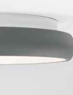 Plafoniera Albi 32W 3000K, Gri si Aluminiu, Acrilic Nova Luce
