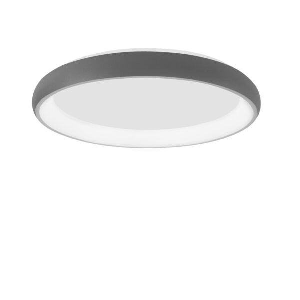 Plafoniera Albi 50W 3000K, Gri si Aluminiu, Acrilic Nova Luce