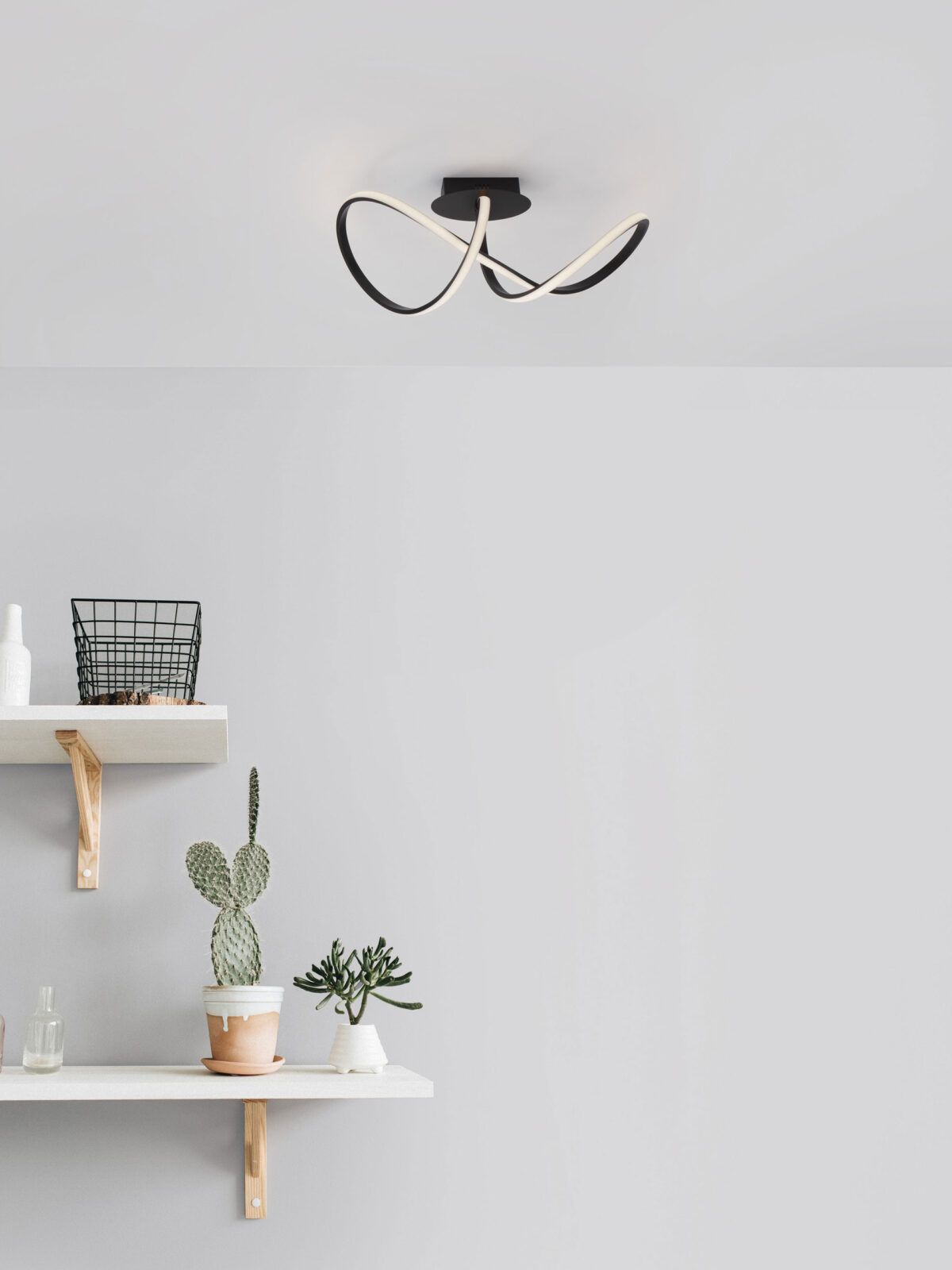 Plafoniera Amara 23W 3000K, Negru si Aluminiu, Acrilic Nova Luce Plafoniera Amara 23W 3000K, Negru si Aluminiu, Acrilic Nova Luce