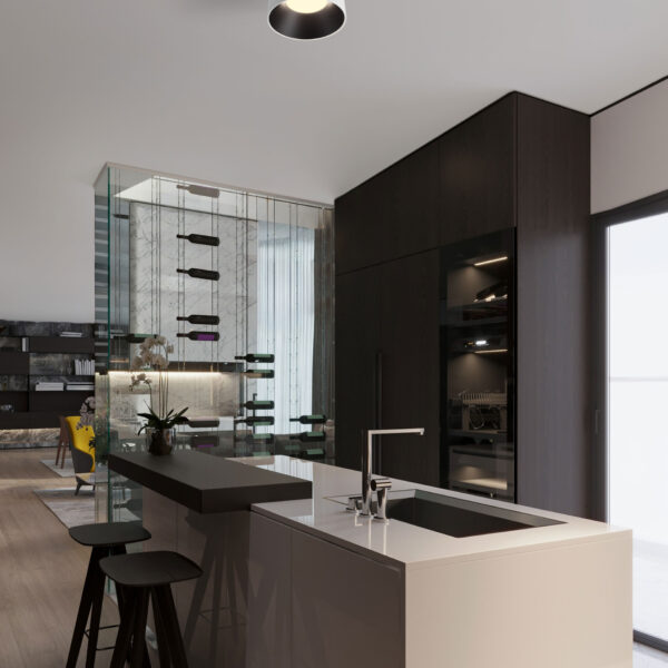 Plafoniera Atil 24W 3000K, Negru, Alb si Aluminiu, Acrilic Nova Luce