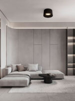 Plafoniera Atil 35W 3000K, Negru si Aluminiu, Acrilic Nova Luce