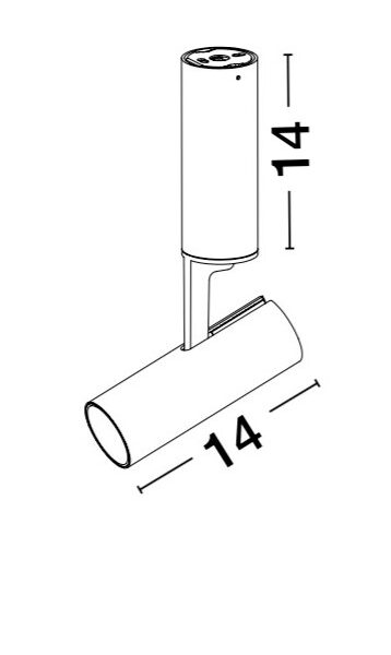 Plafoniera Bernardo 13W 3000K, Alb si Aluminiu Nova Luce
