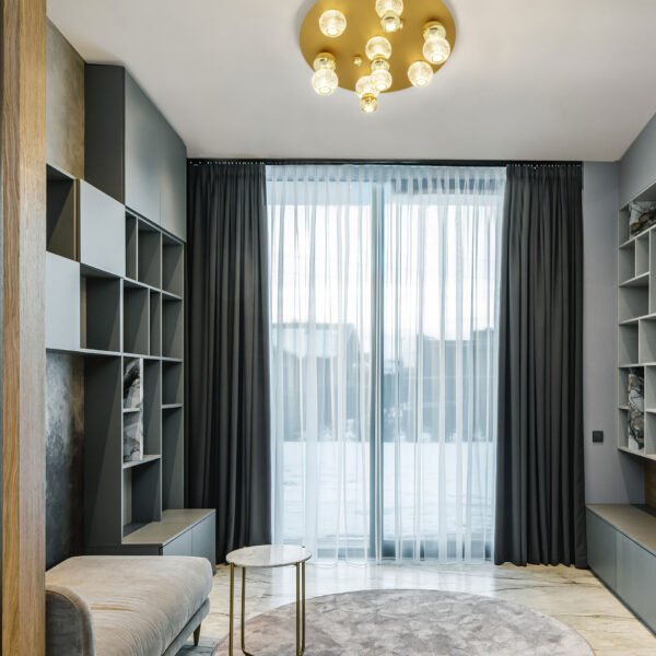 Plafoniera Brille 39W 3200 K, Auriu si Aluminiu, Acrilic Nova Luce