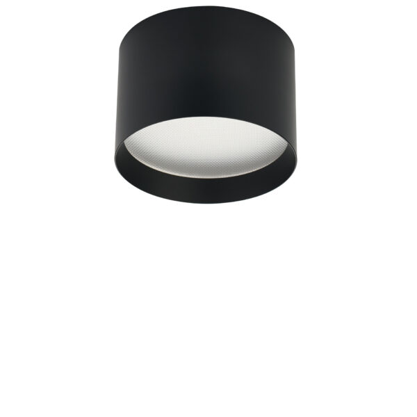 Plafoniera Cannos 20W 3000K, Negru si Aluminiu Nova Luce