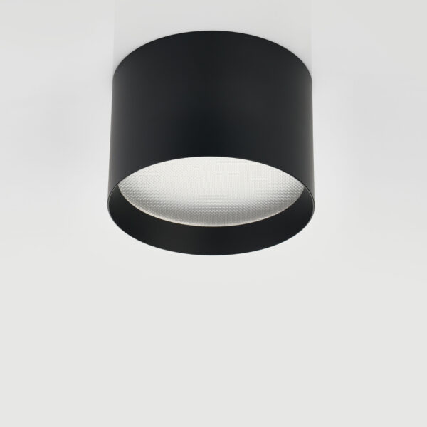 Plafoniera Cannos 20W 3000K, Negru si Aluminiu Nova Luce