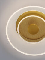 Plafoniera Copo 29W 3000K, Auriu si Aluminiu, Acrilic Nova Luce