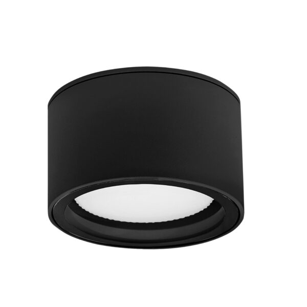 Plafoniera Focus 7W 3000K, Negru si Aluminiu Nova Luce