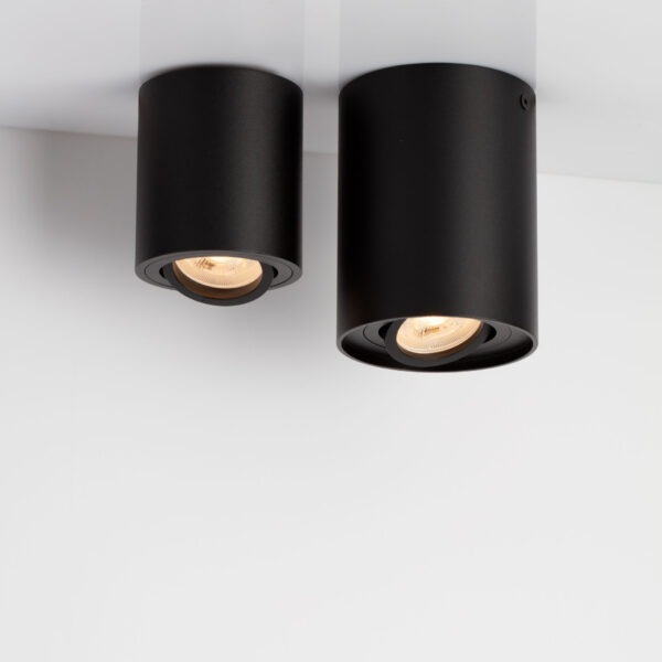 Plafoniera Gozzano 10W, Negru si Aluminiu Nova Luce