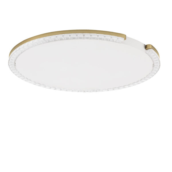 Plafoniera Greamy 30W 3000K, Auriu si Aluminiu, Acrilic Nova Luce