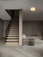 Plafoniera Helios 22W 3000K, Auriu, Chihlimbariu si Otel, Acrilic Nova Luce