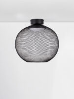Plafoniera Kinetic 19W 3000K, Negru si Metal, Acrilic Nova Luce