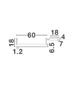 Plafoniera Motif 46W 3000K, Auriu si Aluminiu, Acrilic Nova Luce