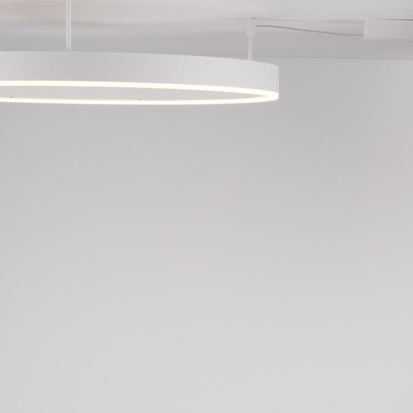 Plafoniera Motif 50W 3000K, Alb si Aluminiu, Acrilic Nova Luce
