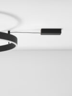 Plafoniera Motif 50W 3000K, Negru si Aluminiu, Acrilic Nova Luce