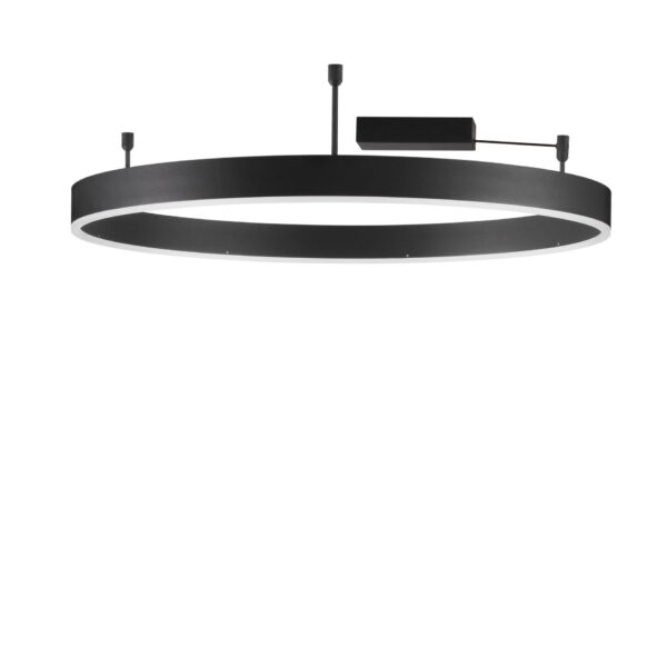 Plafoniera Motif 50W 3000K, Negru si Aluminiu, Acrilic Nova Luce