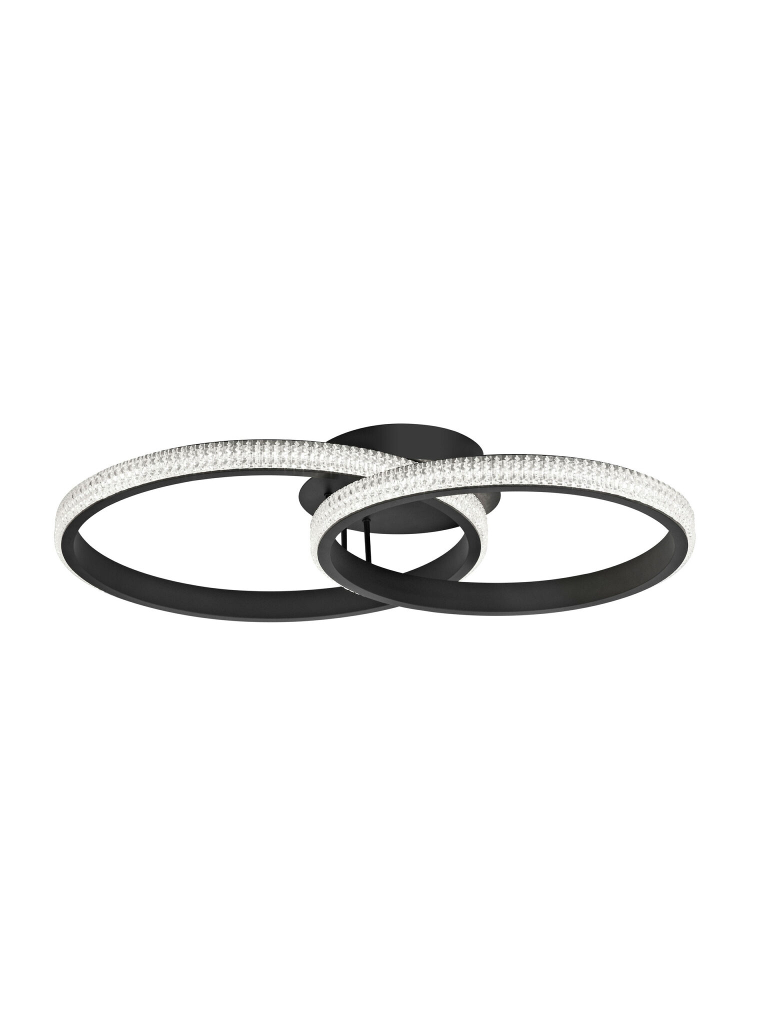 Plafoniera Nager 28W 3000K, Negru si Aluminiu, Acrilic Nova Luce