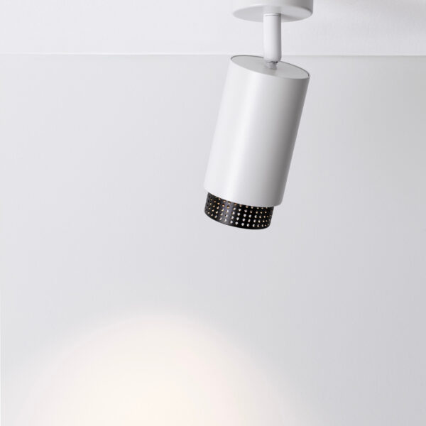 Plafoniera Nessi 10W, Negru, Alb si Aluminiu Nova Luce
