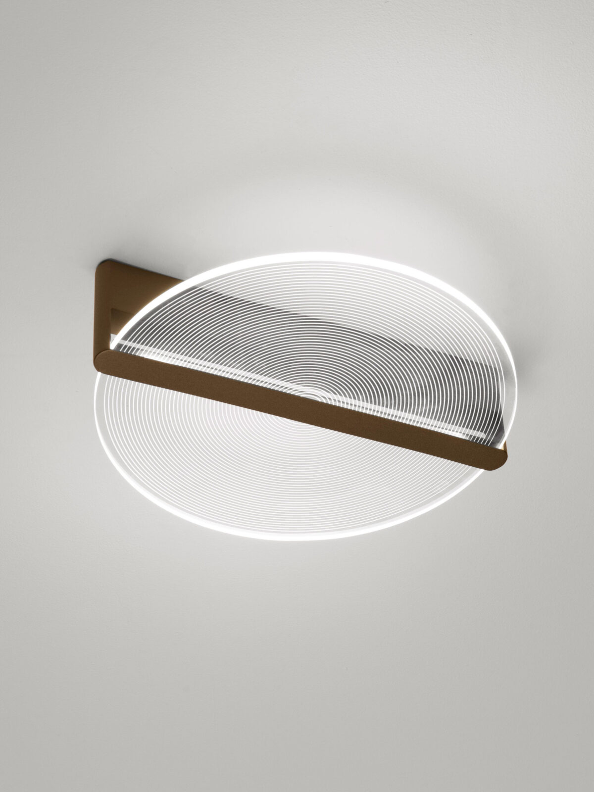 Plafoniera Noah 29W 3000K, Maro si Aluminiu, Acrilic Nova Luce