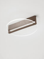 Plafoniera Noah 29W 3000K, Maro si Aluminiu, Acrilic Nova Luce