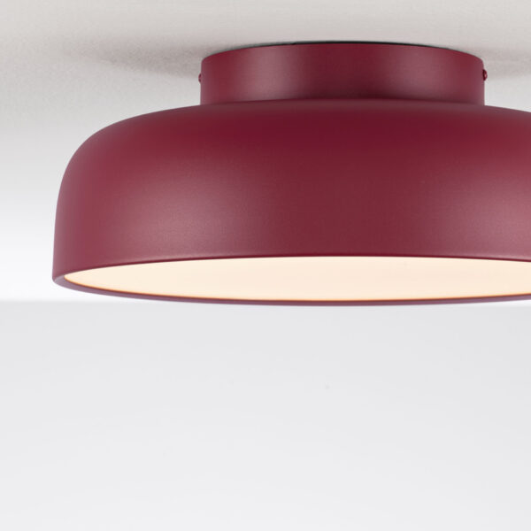 Plafoniera Noelia 27W 3000K, Bordo si Otel, Aluminiu, Acrilic Nova Luce