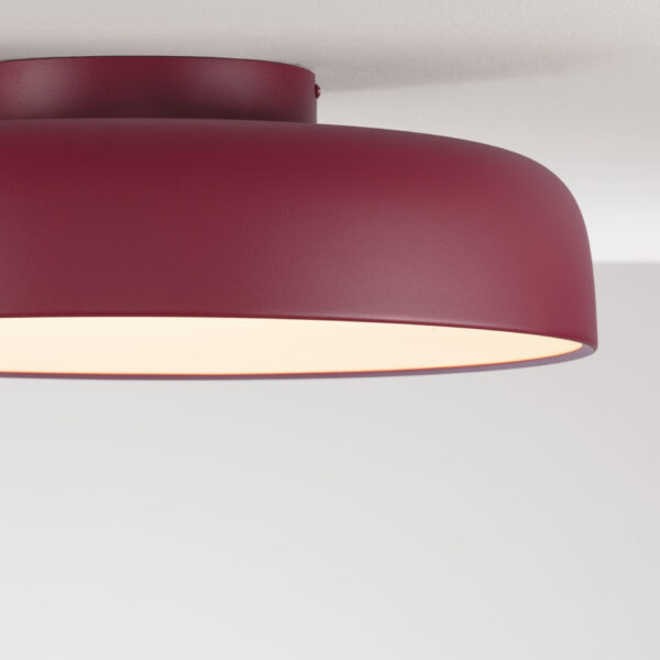 Plafoniera Noelia 36W 2700 K, Bordo si Otel, Aluminiu, Acrilic Nova Luce
