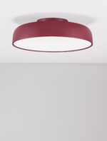Plafoniera Noelia 36W 3000K, Bordo si Otel, Aluminiu, Acrilic Nova Luce
