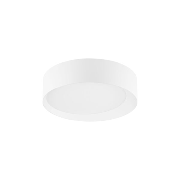 Plafoniera Oby 30W 3000K, Alb si Aluminiu, Acrilic Nova Luce