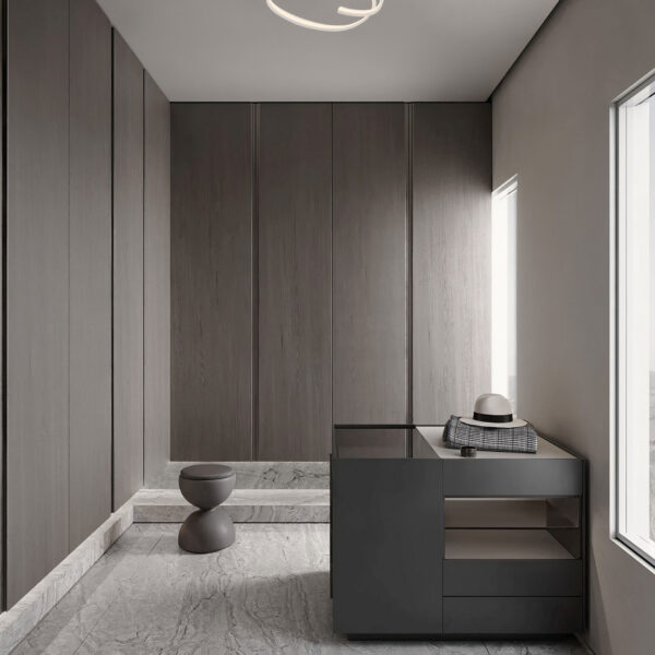 Plafoniera Olia 47W 3000 | 2700 | 4000K, Alb si Otel, Aluminiu, Silicon Nova Luce