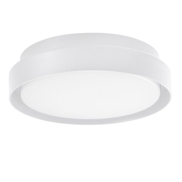 Plafoniera Oliver 20W 3000K, Alb si Aluminiu Nova Luce
