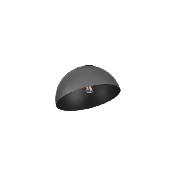 Plafoniera Onia 12W, Gri si Metal Nova Luce