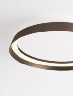Plafoniera Ormi 38W 3000 | 2700 | 4000K, Maro si Aluminiu, Acrilic Nova Luce
