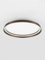 Plafoniera Ormi 48W 3000 | 2700 | 4000K, Maro si Aluminiu, Acrilic Nova Luce