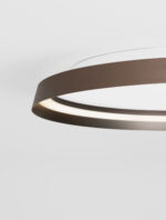 Plafoniera Ormi 48W 3000 | 2700 | 4000K, Maro si Aluminiu, Acrilic Nova Luce