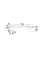 Plafoniera Oso 30W, Alb si Aluminiu Nova Luce
