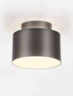 Plafoniera Ozen 16W 3000K, Nichel fumuriu si Aluminiu, Acrilic Nova Luce