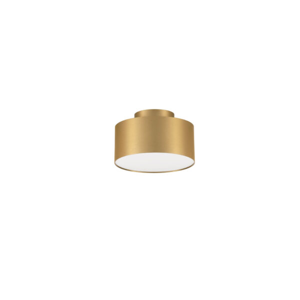 Plafoniera Ozen 24W 3000K, Auriu si Aluminiu, Acrilic Nova Luce