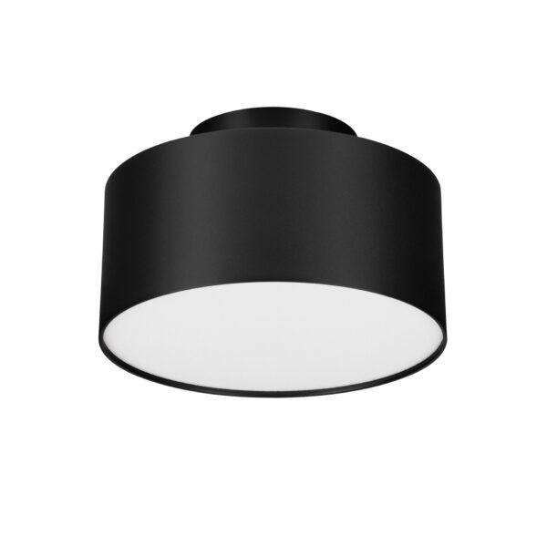Plafoniera Ozen 24W 3000K, Negru si Aluminiu, Acrilic Nova Luce