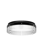 Plafoniera Pauline 48W 3000K, Transparent si Sticla, Aluminiu Nova Luce