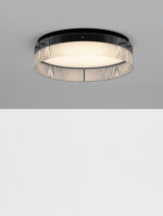 Plafoniera Pauline 48W 3000K, Transparent si Sticla, Aluminiu Nova Luce