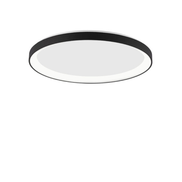 Plafoniera Pertino 40W 2700 K, Negru si Aluminiu, Acrilic Nova Luce