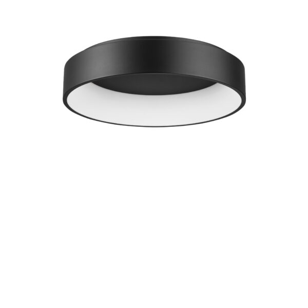 Plafoniera Rando 42W 3000K, Negru si Aluminiu, Acrilic Nova Luce