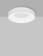 Plafoniera Rando Thin 30W 3000K, Alb si Aluminiu, Acrilic Nova Luce