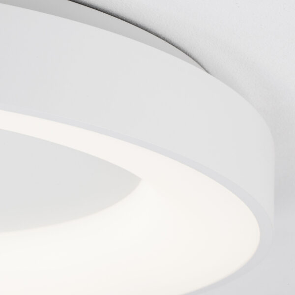 Plafoniera Rando Thin 50W 3000K, Alb si Aluminiu, Acrilic Nova Luce