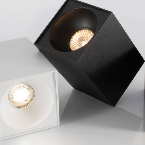 Plafoniera Rende 10W, Alb si Aluminiu Nova Luce