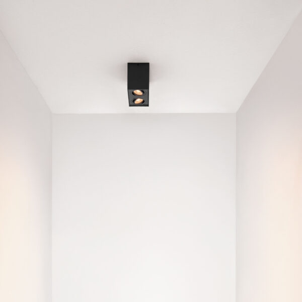 Plafoniera Rende 10W, Negru si Aluminiu Nova Luce