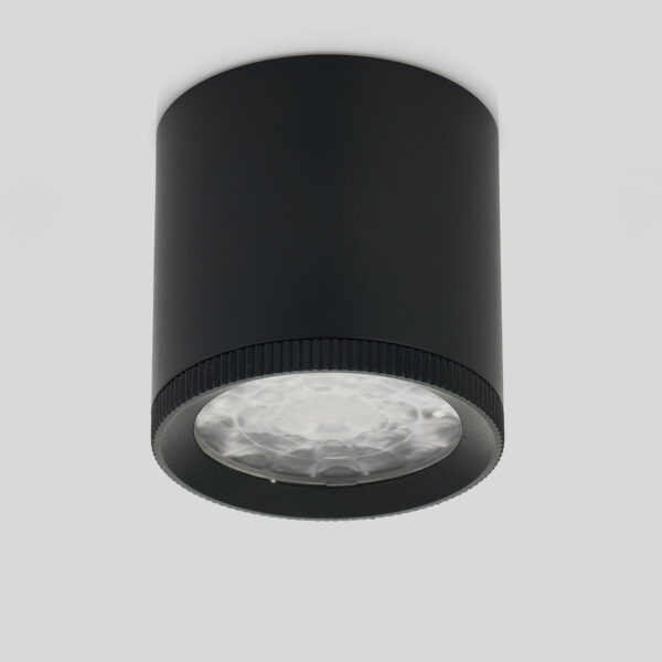 Plafoniera Roller 9W 3000K, Negru si Aluminiu Nova Luce