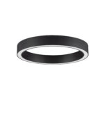 Plafoniera Sting 40W 3000K, Negru si Aluminiu, Acrilic Nova Luce