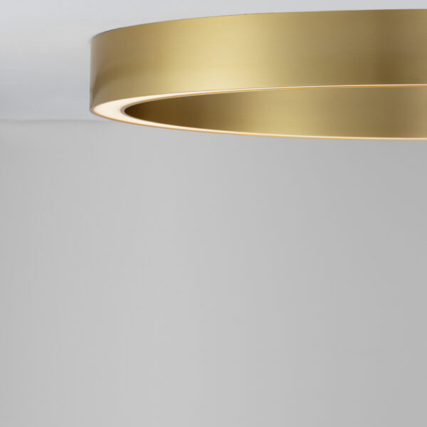 Plafoniera Sting 60W 3000K, Auriu si Aluminiu, Acrilic Nova Luce