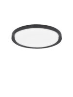 Plafoniera Troy 40W 3000K, Negru si Metal, Acrilic Nova Luce
